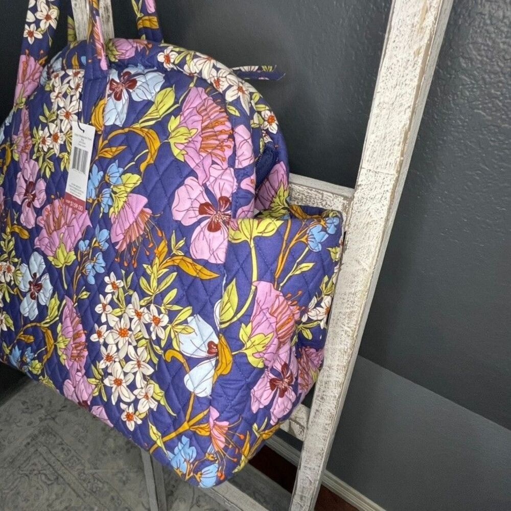 Vera Bradley Coffee Garden Large Weekender Travel Bag & Essential Grand Tote NWT - Picture 6 of 14